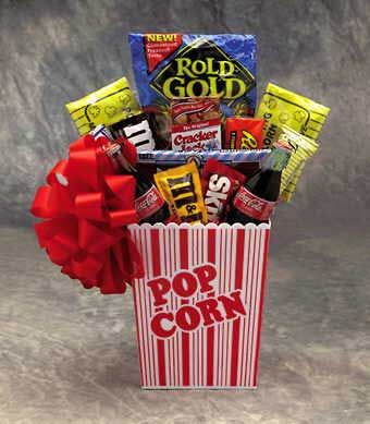 Gift Basket | Popcorn Pack Snack Gift Basket (Lg) - BagNook