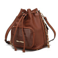 Load image into Gallery viewer, (brown)Azalea Vegan Leather Women Bucket Bag by Mia K - BagNook
