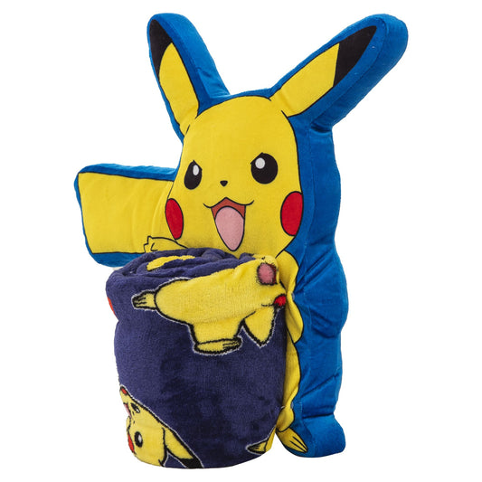 POKEMON - LIGHTNING ZAP Throw Blanket & Hugger Set - BagNook