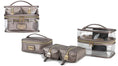 Load image into Gallery viewer, (pewter)Emma Cosmetic 4pc Set by MiaK - BagNook
