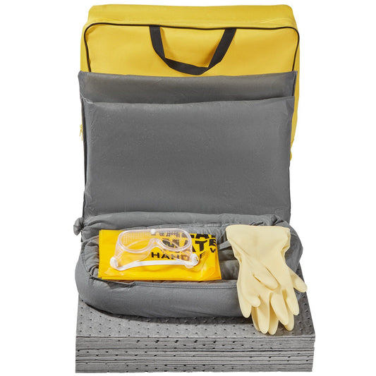 VEVOR Portable & Universal Spill Kit, Spill Control Supplies Absorbent Kit - 43pc - BagNook