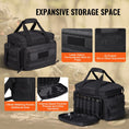 Load image into Gallery viewer, VEVOR Tactical Range Bag for 4 Pistols - Black - BagNook
