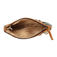 Load image into Gallery viewer, Noa Angled Crossbody Bag - Striped - Upcycled Leather/Canvas - BagNook

