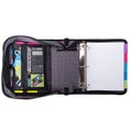 Load image into Gallery viewer, (jet black)The King-Sized Zip Tab -4 Inch Binder w/Removeable file folder - BagNook
