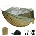 Load image into Gallery viewer, (khaki)Camping Hammock with Mosquito Net, 2 person - BagNook
