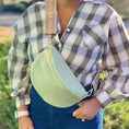 Load image into Gallery viewer, (pistachio)Bahama Breeze Fit All Wider Strap Sling Bag - BagNook
