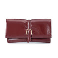 Load image into Gallery viewer, (wine)Koumei Wristlet Purse Envelope Snap by Mia K - BagNook
