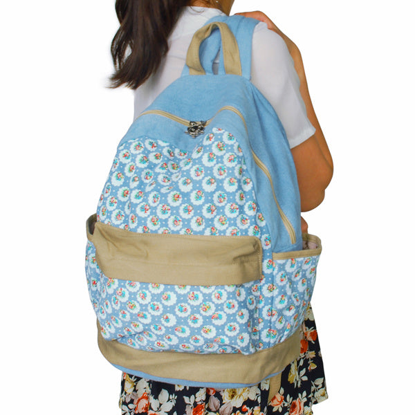 Unforgettable Day Fabric Art School Daypack - BagNook