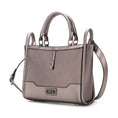 Load image into Gallery viewer, (pewter)Melody V-Leather Tote by Mia K - BagNook
