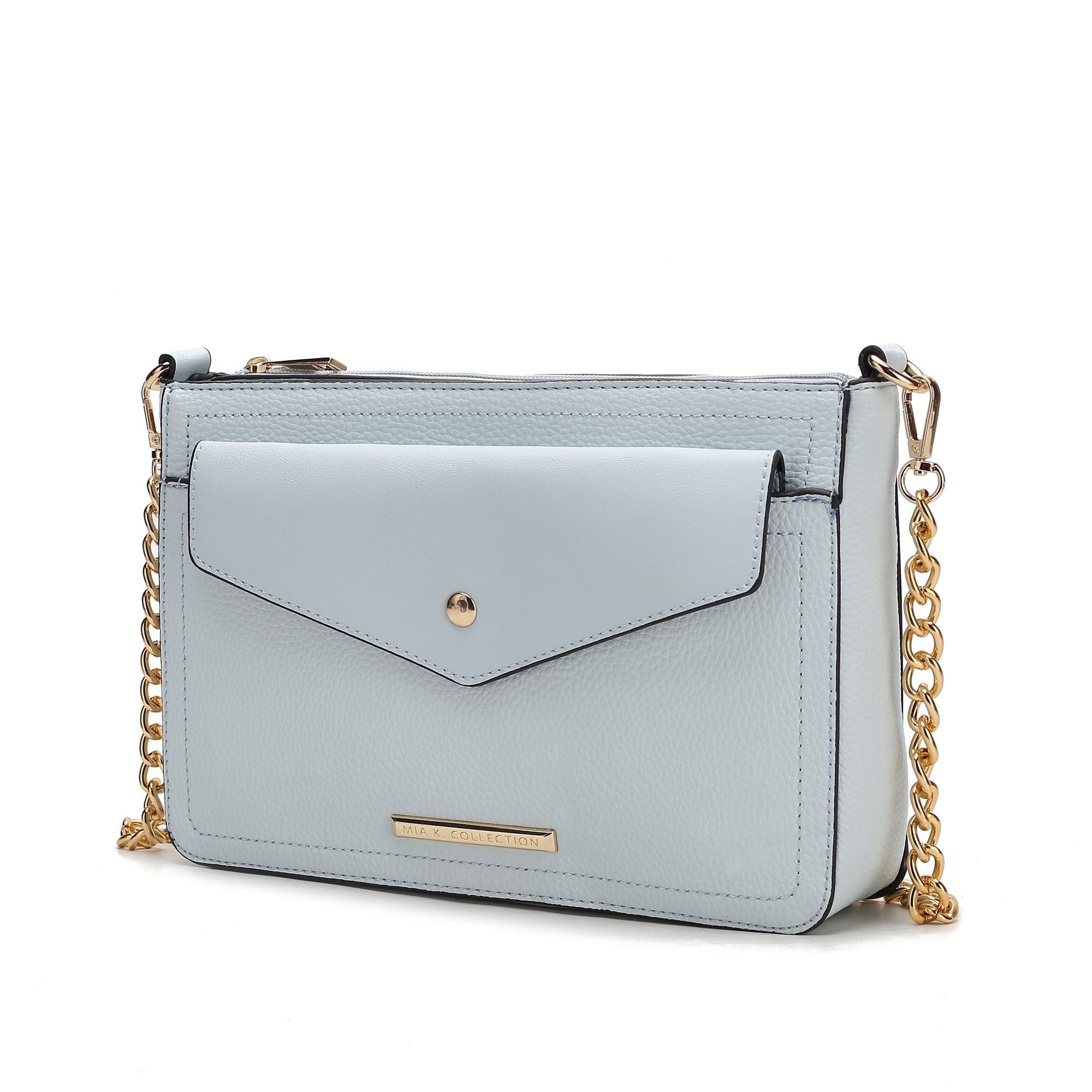 (lt blue)Maribel Crossbody Handbag by Mia K - BagNook