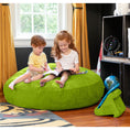 Load image into Gallery viewer, Jaxx 4 ft Cocoon Kids Bean Bag, Lime - BagNook
