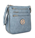 Load image into Gallery viewer, (denim)Salome Multi Compartment Crossbody by Mia K - BagNook
