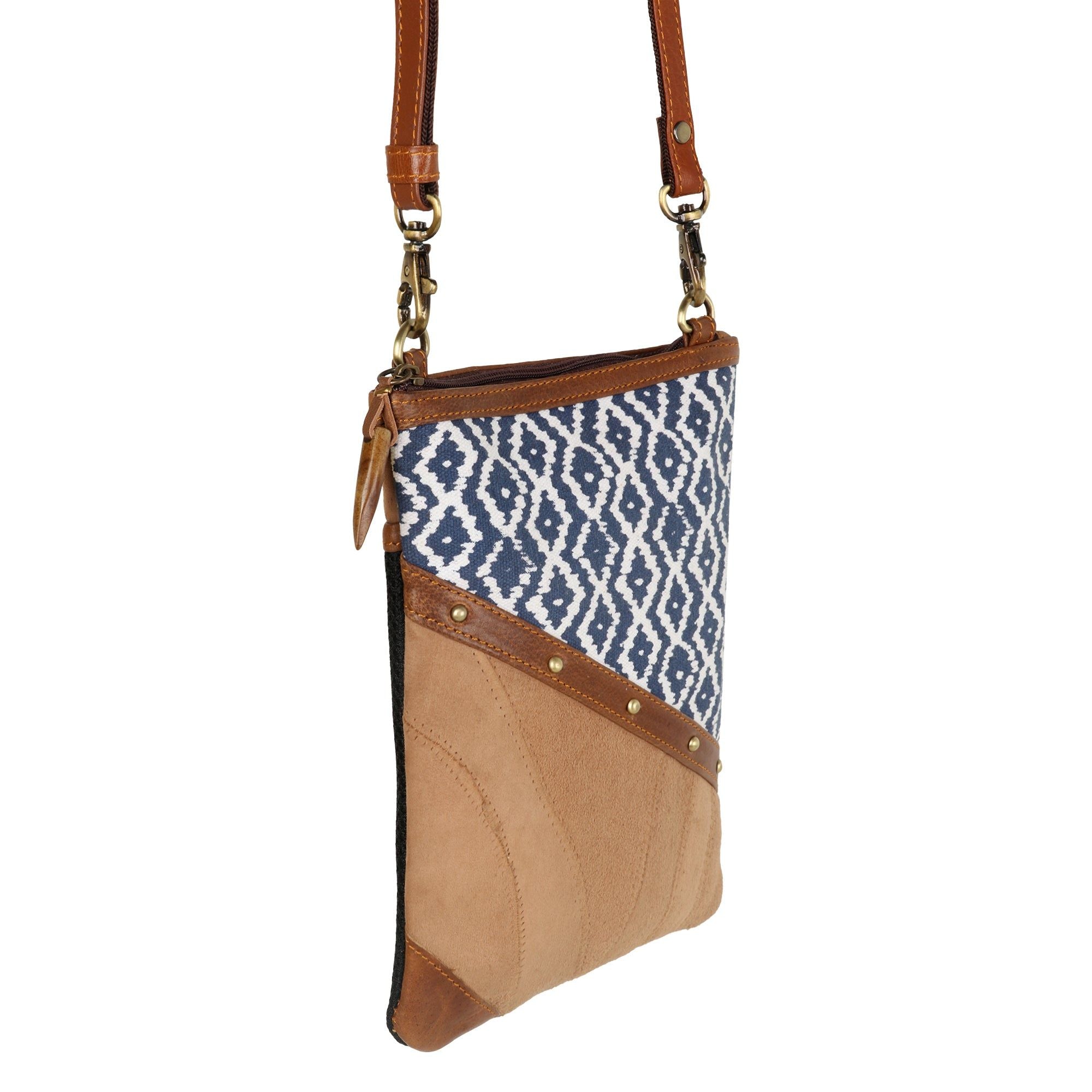 Nomad Brisk Crossbody - Upcycled Leather - BagNook