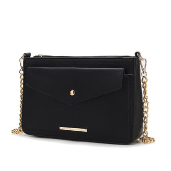 (black)Maribel Crossbody Handbag by Mia K - BagNook
