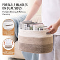 Load image into Gallery viewer, VEVOR Cotton Rope Storage Basket 3 Pack (15 x 10 x 9 in) 5.8 gallon - BagNook
