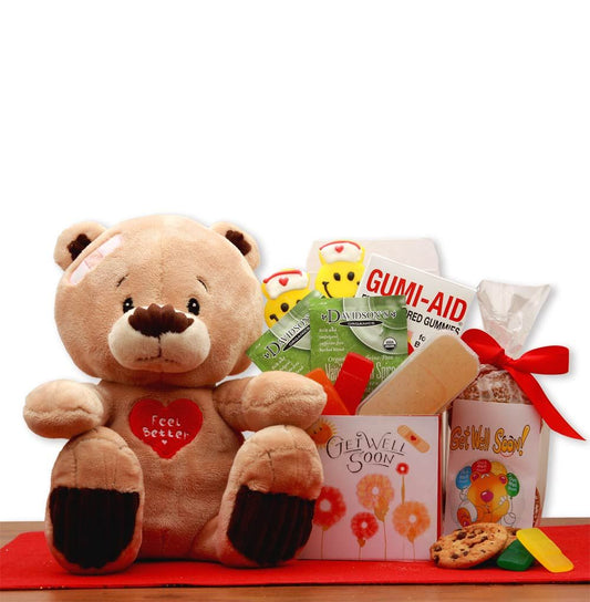 Gift Basket | Get Well Soon Teddy Bear Gift Set - BagNook