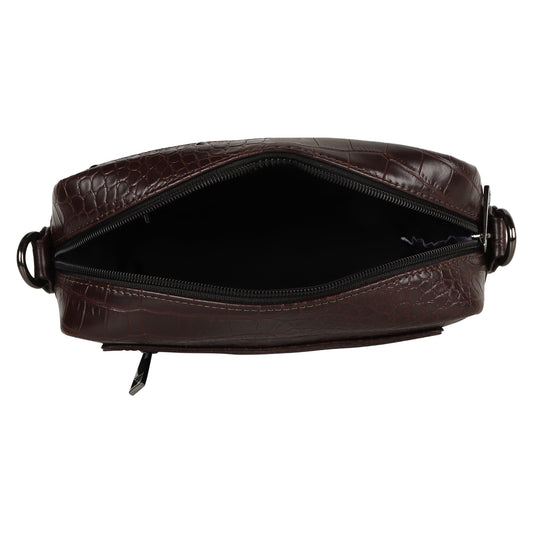 Katy Croc Print Camera Bag - Upcycled - BagNook