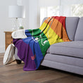 Load image into Gallery viewer, PRIDE SERIES - RED SOX - Silk Touch Sherpa Throw Blanket - BagNook
