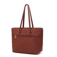 Load image into Gallery viewer, (brown) Quilted Cotton Women Tote - bagNook

