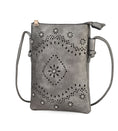 Load image into Gallery viewer, (grey)Arlett Crossbody Vegan Leather Bag by Mia K - BagNook
