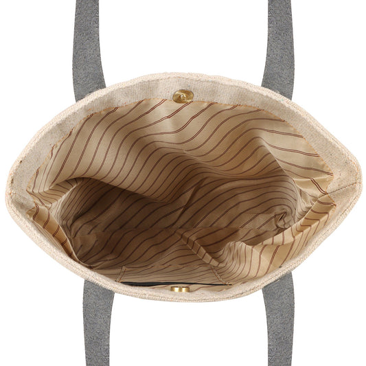 Cara Recycled Canvas Market Tote - Upcycled - BagNook
