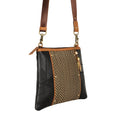 Load image into Gallery viewer, Noa Angled Crossbody Bag - Herringbone - Upcycled - BagNook
