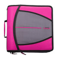 Load image into Gallery viewer, (magenta)The Mighty Zip Tab-3 Inch Zipper Binder w/Removeable Folder - BagNook
