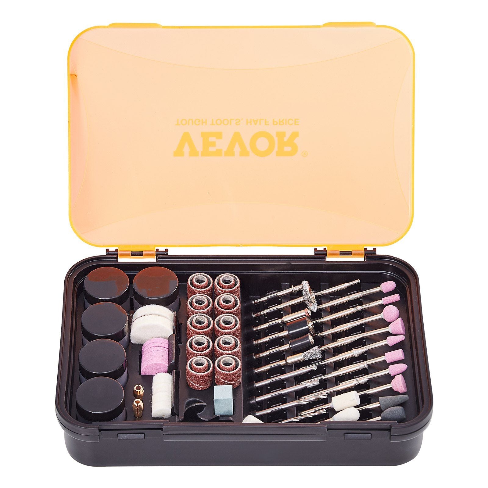 VEVOR All Purpose Rotary Tool Accessory Kit, 357pcs - 1/8"D Shanks - BagNook