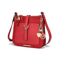 Load image into Gallery viewer, (red)Kiltienne Crossbody Handbag Vegan Leather by Mia K - BagNook
