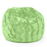 Jaxx Saxx 3 ft Bean Bag Chair - Faux Fur - Lime Green - BagNook