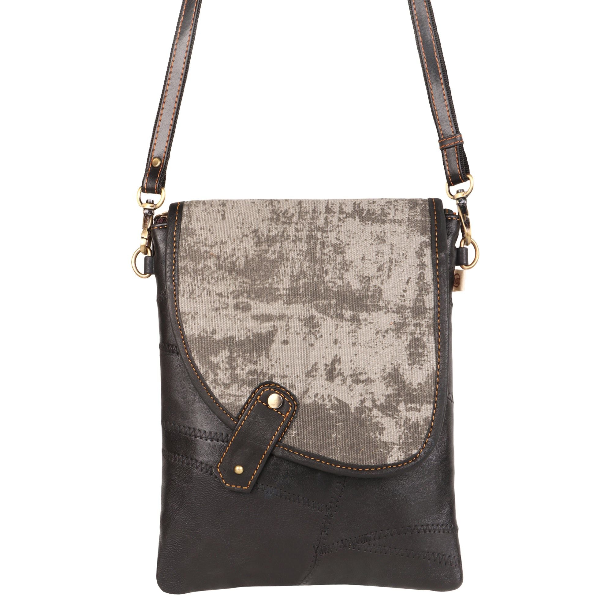 Noho Black Brisk Crossbody - Upcycled - BagNook