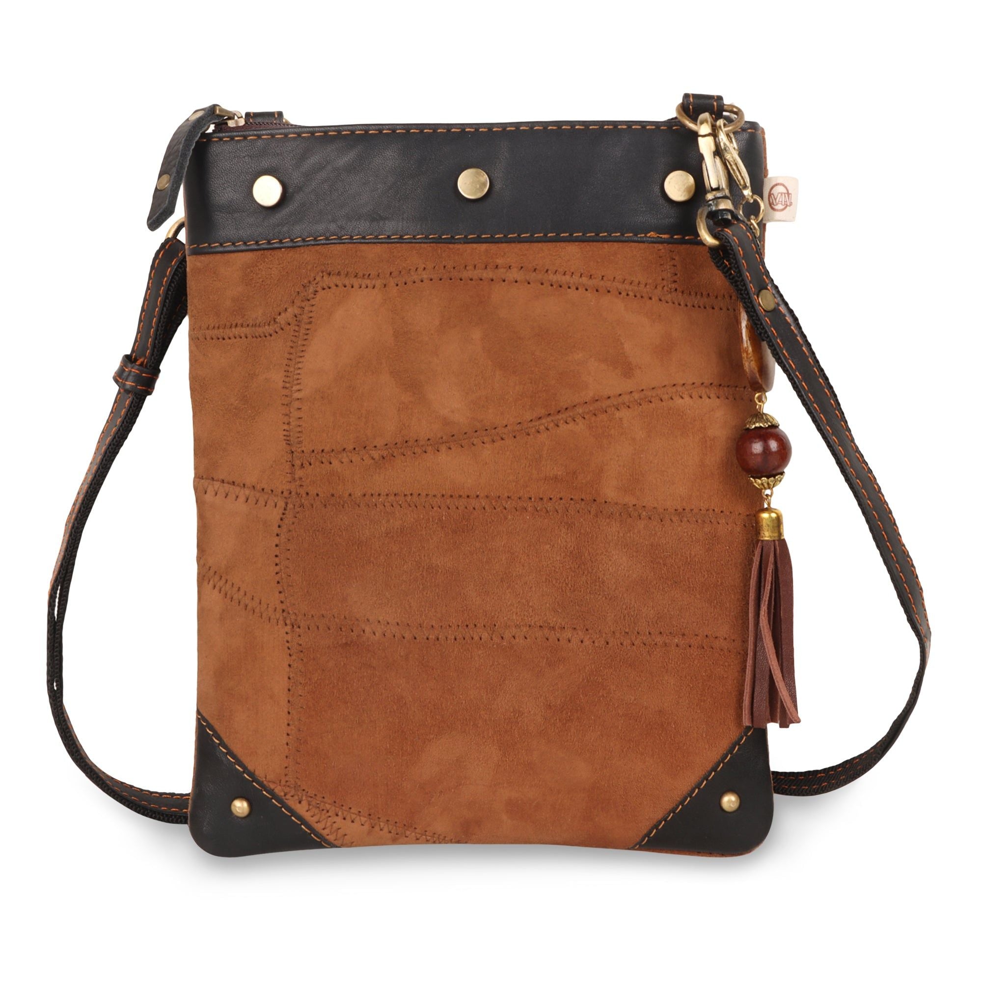 Tribeca Brisk Crossbody - Upcycled Leather - BagNook