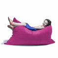 Load image into Gallery viewer, Jaxx 3.5 Ft Pillow Saxx Kids Bean Bag, Fuchsia - BagNook
