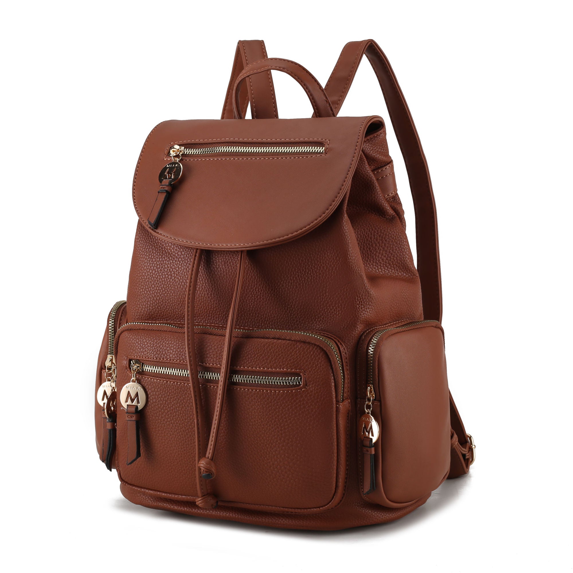 (brown)Ivanna Backpack by Mia K - BagNook