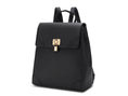 Load image into Gallery viewer, (black)Sansa Vegan Leather Backpack by Mia k - BagNook
