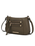 Load image into Gallery viewer, (olive)Essie Crossbody Vegan Leather by Mia k - BagNook

