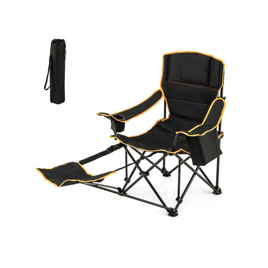 Folding Camping Chair with Footrest - BagNook