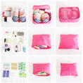 Load image into Gallery viewer, (hot pink)9pc Travel Luggage Organizer - BagNook
