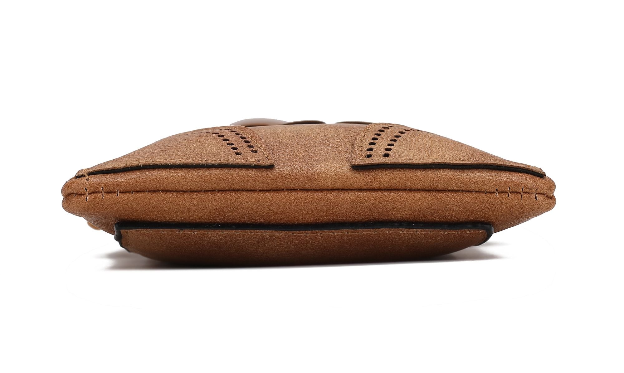 (beige)Amentia Crossbody Vegan Leather Bag by Mia K - BagNook