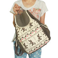 Load image into Gallery viewer, Happy Trip Fabric Art School Daypack - BagNook
