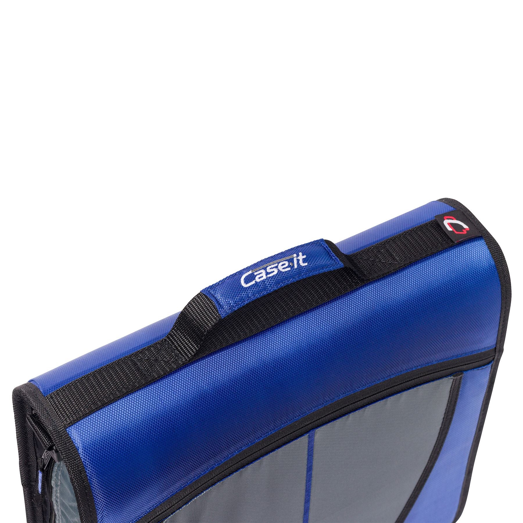 (midnight blue)The Mighty Zip Tab-3 Inch Zipper Binder w/Removeable Folder - BagNook