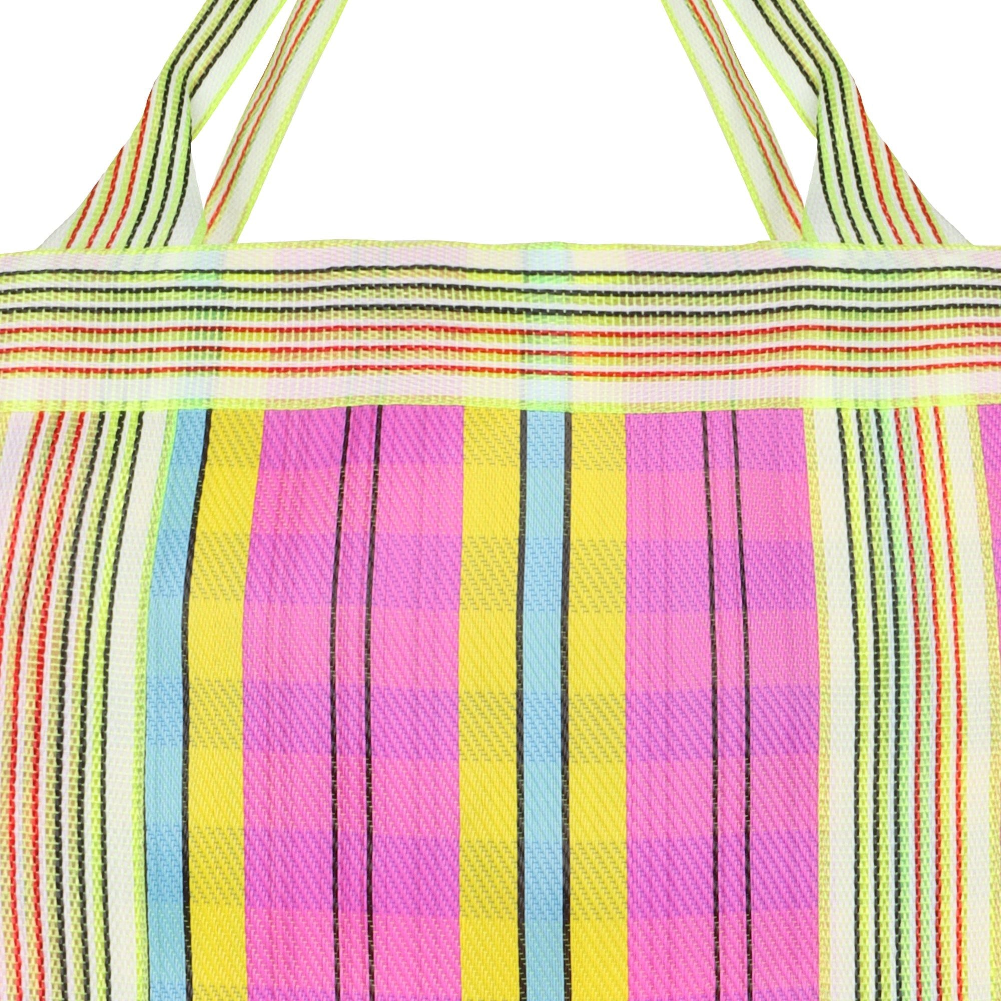 Isla Recyled Nylon XL Shopper Tote - Flamingo Pink - BagNook