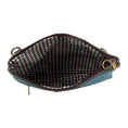 Load image into Gallery viewer, FOXIE - Grayson Wide Crossbody - Blue - BagNook
