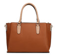 Load image into Gallery viewer, (brown)Jamie Satchel Handbag by Mia K - BagNook
