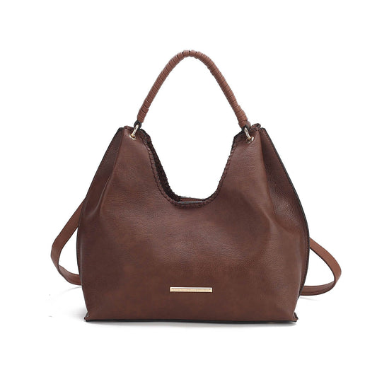 (coffee)Gara Versatile Shoulder Handbag by Mia K - BagNook