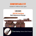 Load image into Gallery viewer, Adjustable Tool Belt, Brown - Cushioned for Comfort & Easily Customizable - BagNook
