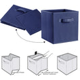 Load image into Gallery viewer, 4pc Foldable Cloth Storage Cubes with Handle - Organizer Bins - BagNook
