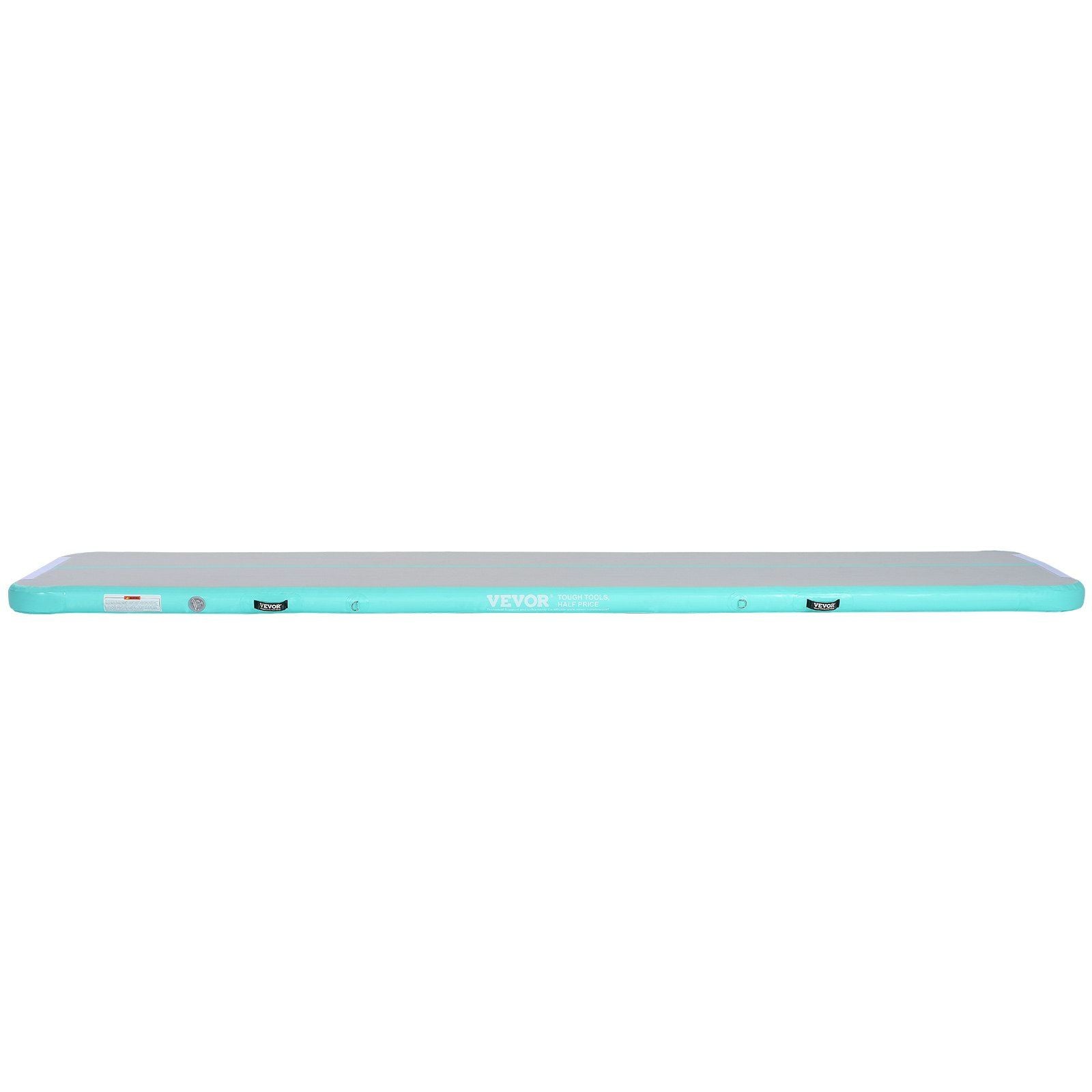 VEVOR Gymnastics Inflatable Air Mat, 4" Thick, 13ft Mint Green - BagNook