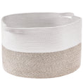Load image into Gallery viewer, VEVOR Cotton Rope Storage Basket (20 x 20 x 13 in) 17.7gal Capacity - BagNook
