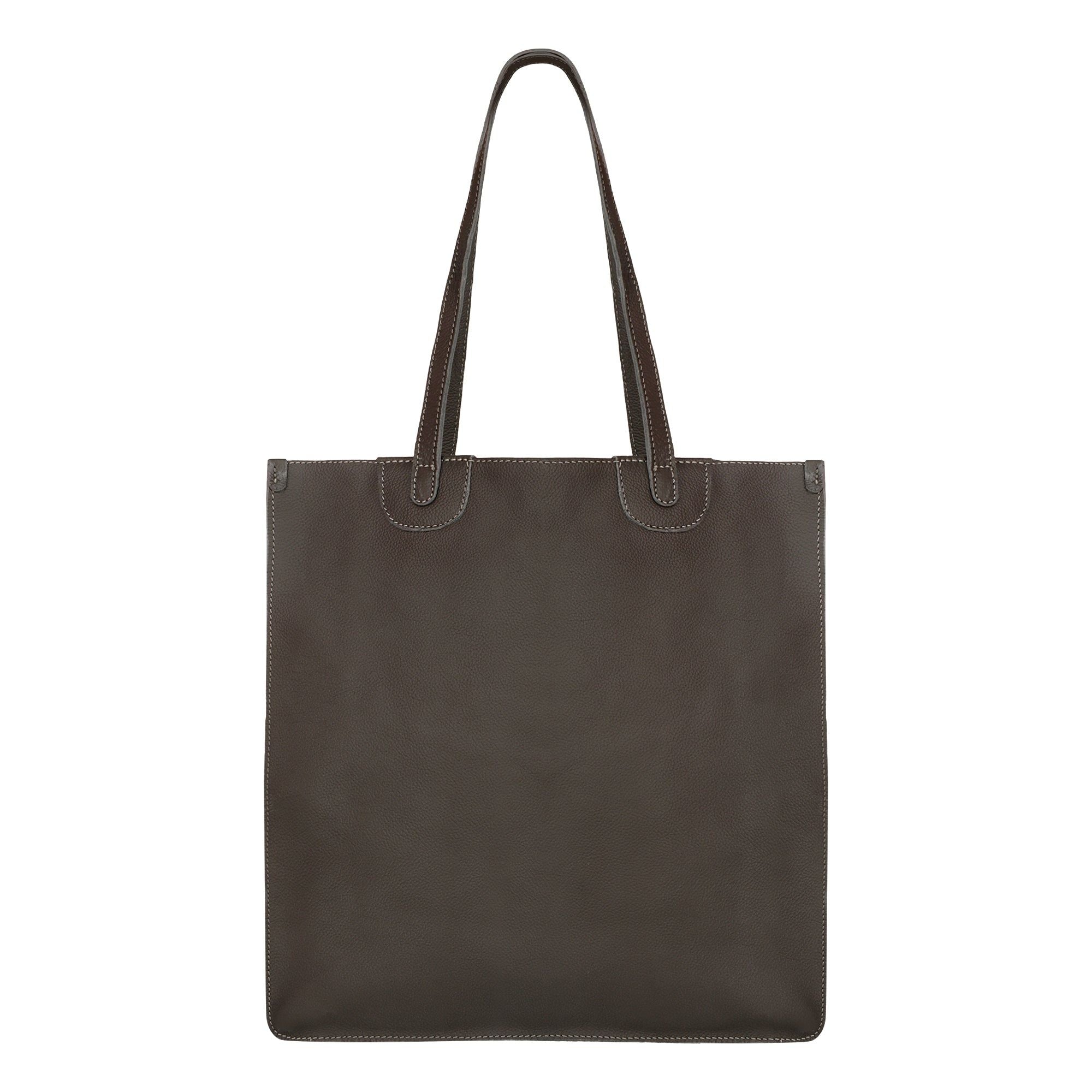 Ash - Sustainable Leather Tote Bag - BagNook